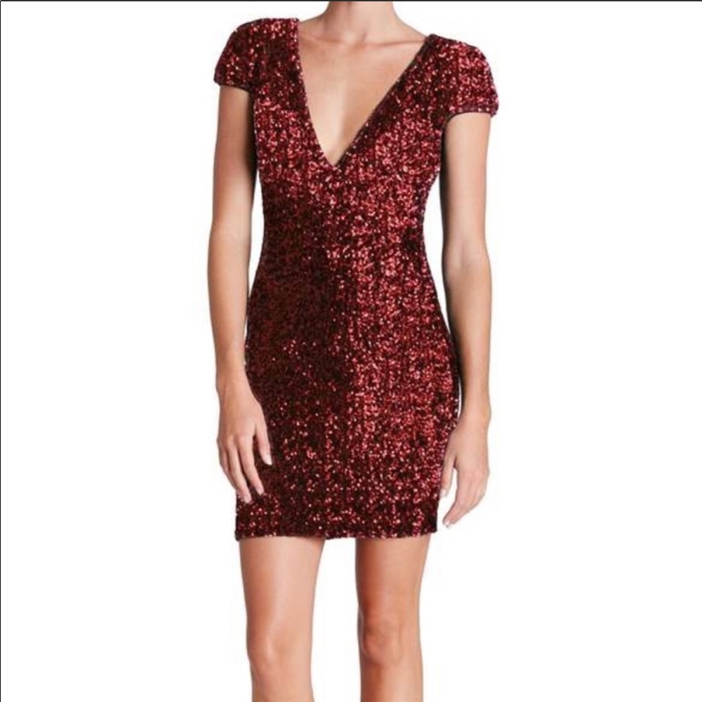 Zoe sequins Dress the Population dress S
